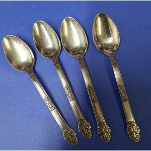 Roger's Company Stainless Spoons Vintage KOREA Set Of FOUR